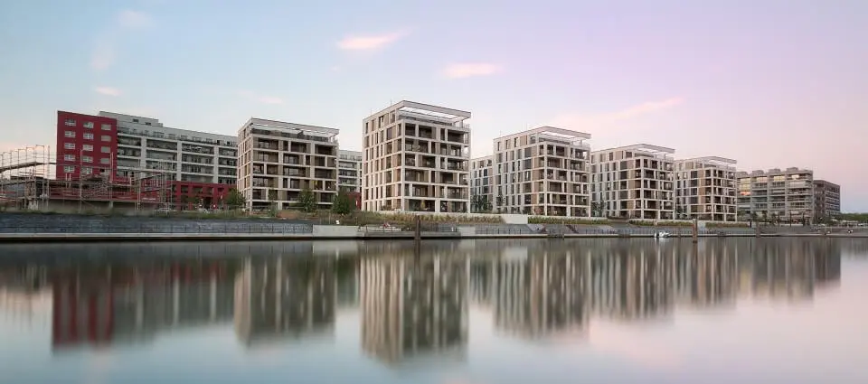 Moderne Neubau-Immobilien in Offenbach am Mainufer